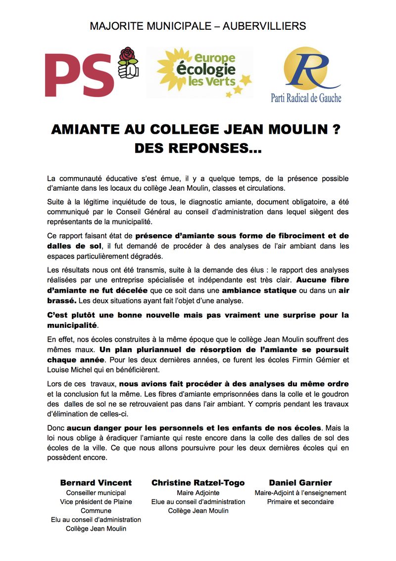 2012.1.30 Amiante au collège Jean Moulin